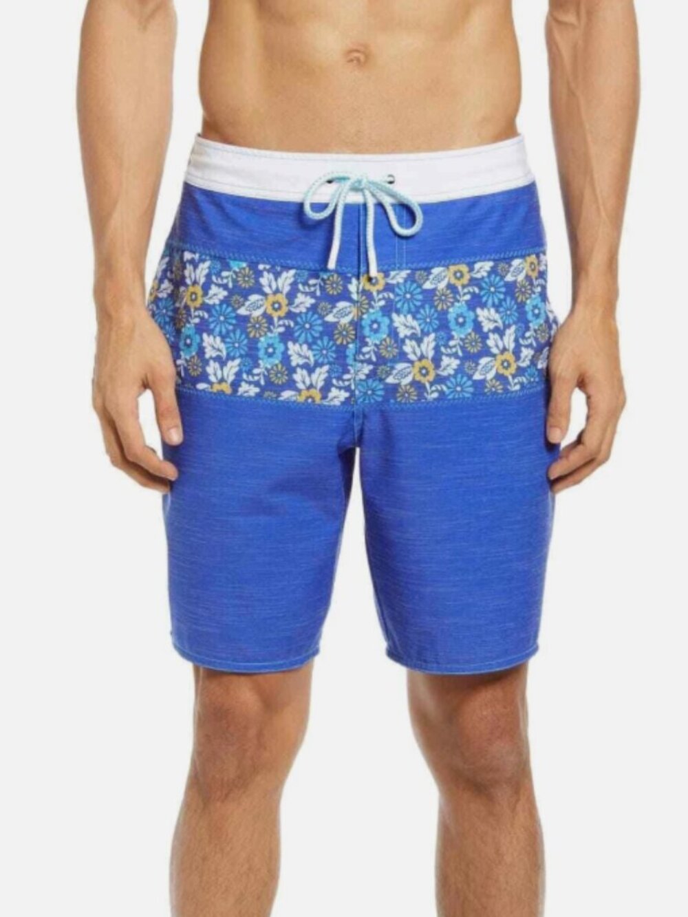 Johnnie-O | Men's NWT $89 Cheynes Wake Half Elastic Surf Short Swim Trunk Large